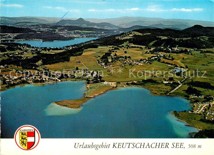 Keutschach See Keutschacher See Woerthersee Ulrichsberg Fliegeraufnahme