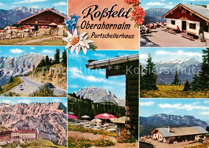 Rossfeldhuette Oberahornalm Hohe Goell Dachsteingebirge Purtschellerhaus Berghae