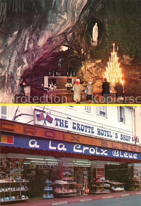 Lourdes Hautes Pyrenees A la Croix Bleue Articles Religieux Sou