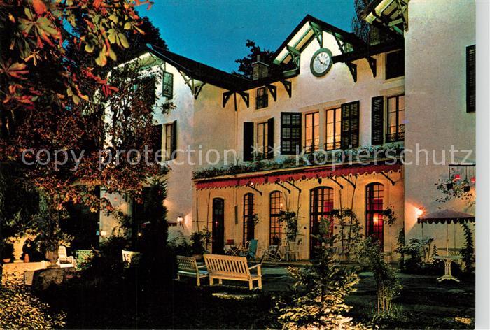 Aix-les-Bains Hotel Restaurant Le Manoir la nuit