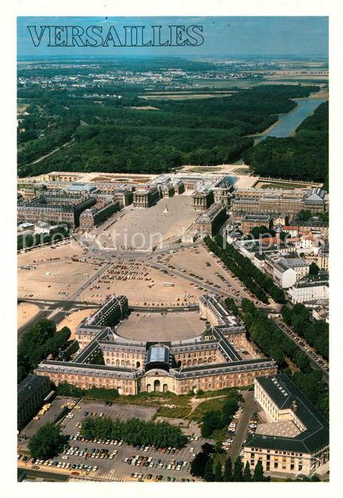 Versailles Yvelines Chateau vue aérienne