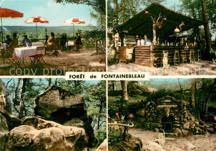 Fontainebleau Seine et Marne Foret de Fontainebleau Buvette du Mont