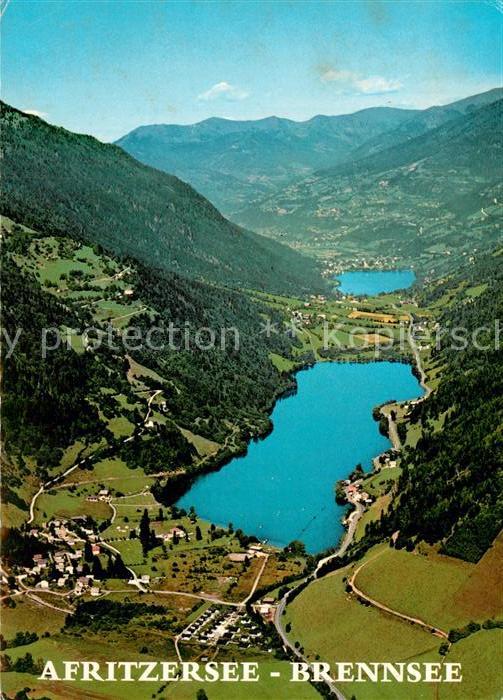 Afritz See Afritzersee Brennsee Feldsee Gegendtal Alpen Fliegeraufnahme