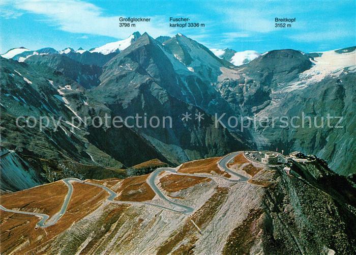Heiligenblut Kaernten Grossglockner Hochalpenstrasse Edelweissspitze Fuscher Toe
