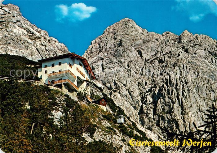 Werfen Salzburg Bergstation Eisriesenwelt Gebirgspanorama