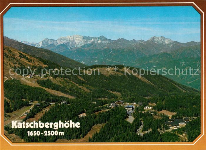 Rennweg Katschberg Katschberghoehe Alpenpanorama Fliegeraufnahme