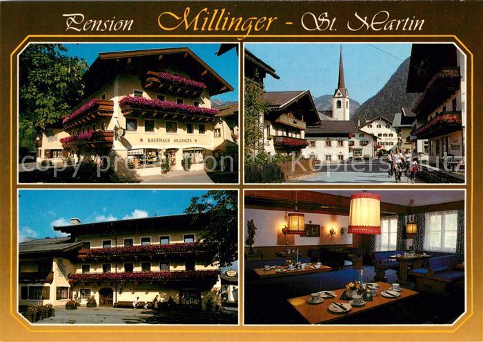 St Martin Lofer Pension Millinger Ortsmotiv mit Kirche