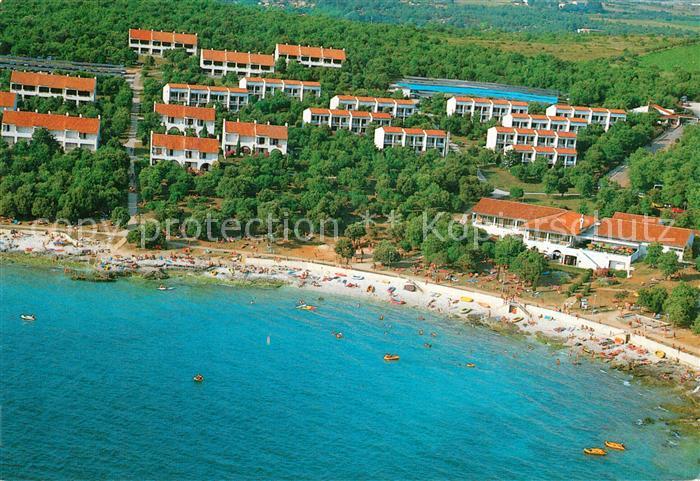Porec Naturist Solaris Hotels Ferienanlage Strand Fliegeraufnahme