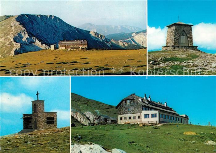 Altenberg Rax Karl Ludwig Haus Predigtstuhl Schneeberg Heldendenkmal Heukuppe Ra