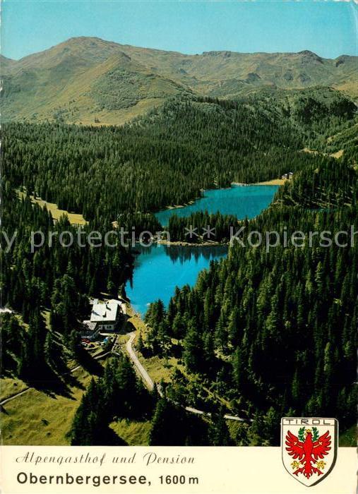 Gries Brenner Alpengasthof Pension Obernbergersee Alpen Fliegeraufnahme