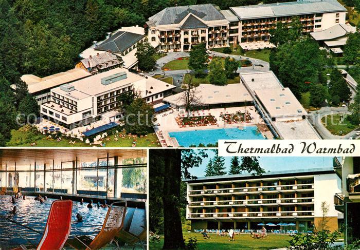 Warmbad Villach Thermalbad Hallenbad Kurhotel Josefinenhof Fliegeraufnahme