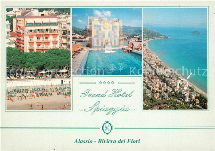 ALAssIO Savona Liguria IT Grand Hotel Spiaggia Swimming Pool Riviera dei Fiori v