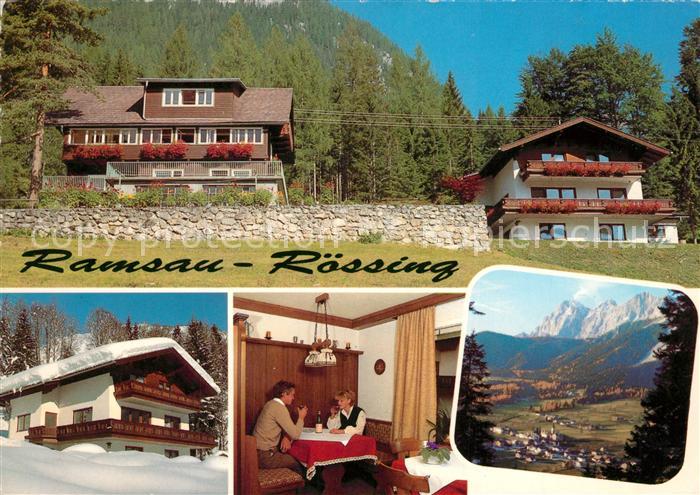 Ramsau Dachstein Steiermark Haus Waldheim und Alpengruss Landschaftspanorama Alp