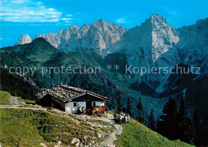 Kufstein Tirol Hinterkaiserfeldenalm Wilder Kaiser Kaisergebirge