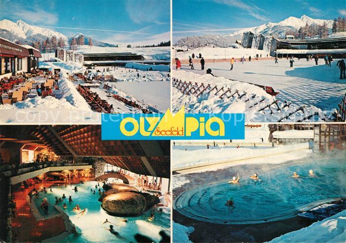 Seefeld Tirol Sport- und Kongresscenter Olympia Wintersport Eislaufbahn Thermalb