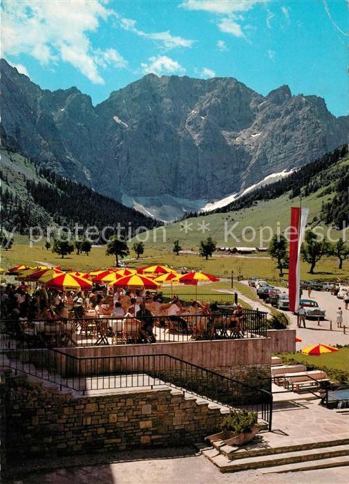 Hinterriss Tirol Alpengasthof Eng am grossen Ahornboden Karwendelgebirge