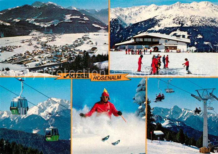 Zell Ziller Tirol Panorama Skigebiet Rosenalm Kreuzjoch Bergbahnen Zillertaler A