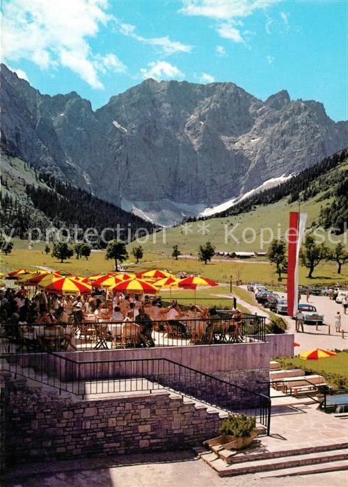 Hinterriss Tirol Alpengasthof Eng am Grossen Ahornboden Karwendelgebirge