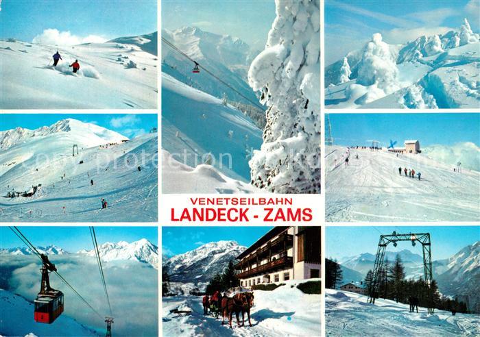 Zams Venetseilbahn Bergbahn Wintersportplatz Alpen