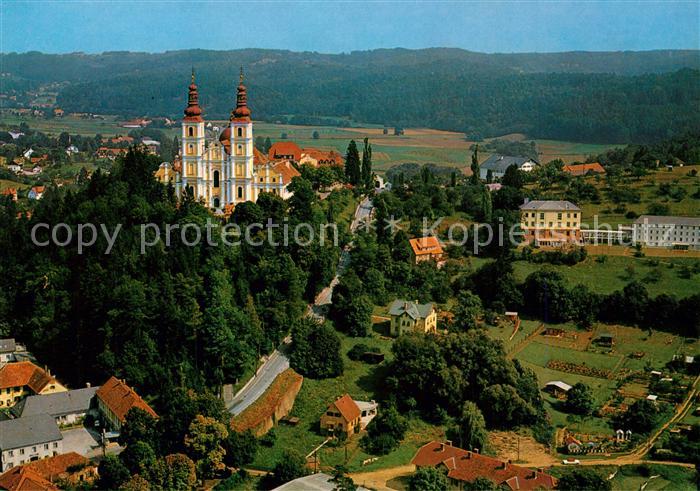 Graz Steiermark Wallfahrtskirche Mariatrost Fliegeraufnahme