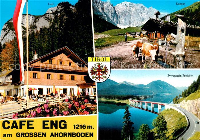 Hinterriss Tirol Cafe Eng am Grossen Ahornboden Alpen Bruecke Sylvenstein Speich