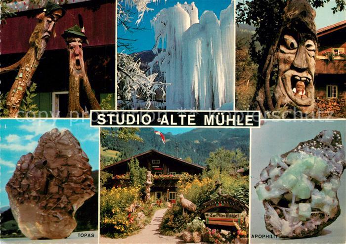 Mayrhofen Zillertal Studio Alte Muehle Mineralien Edelstein Gemaelde Schnitzerei