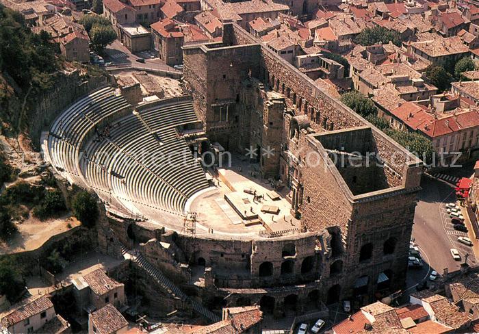 Orange Vaucluse Theatre Antique vue aérienne