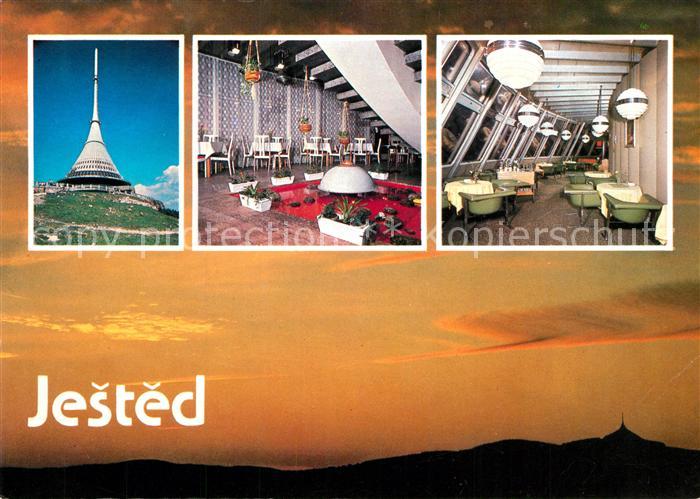 Liberec Horsky Hotel Jested Restaurant Nachtaufnahme