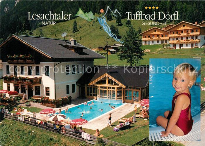 St Lorenzen Lesachtal Lesachtaler Tuffbad Doerfl Hotel Swimming Pool