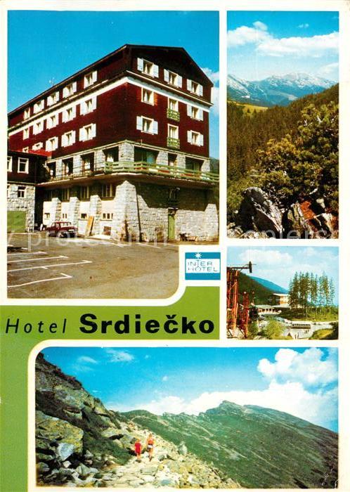 Nizke Tatry Hotel Srdiecko Bergwandern Landschaftspanorama Niedere Tatra