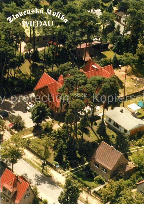 Wildau Koenigs Wusterhausen Pension Restaurant Slovenska Koliba Fliegeraufnahme