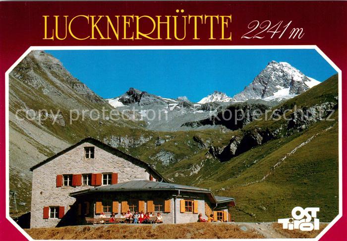 Kals Grossglockner Lucknerhuette gegen Grossglockner Hohe Tauern