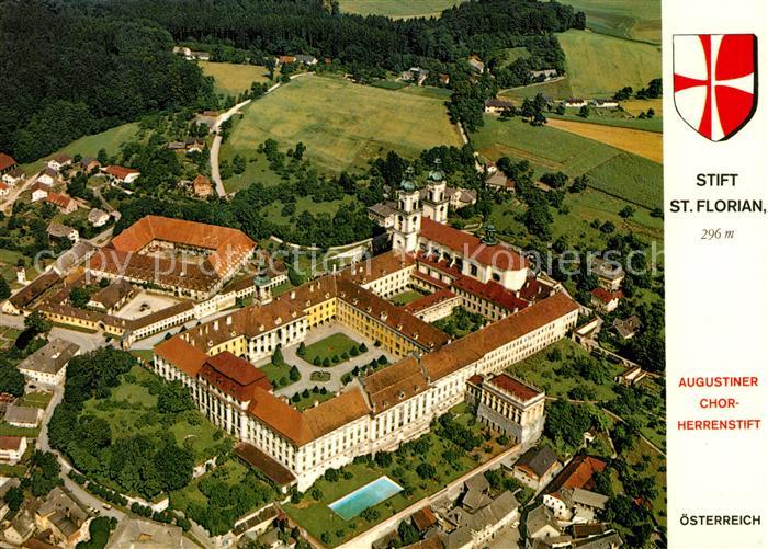 St Florian Augustiner Chorherrenstift Barock Fliegeraufnfahme