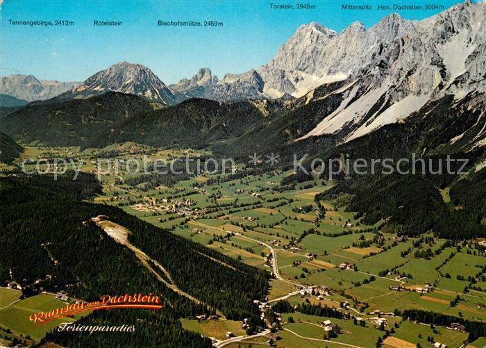 Ramsau Dachstein Steiermark Ramsau Kulm Dachsteinsuedwaende Bischofsmuetze Roete