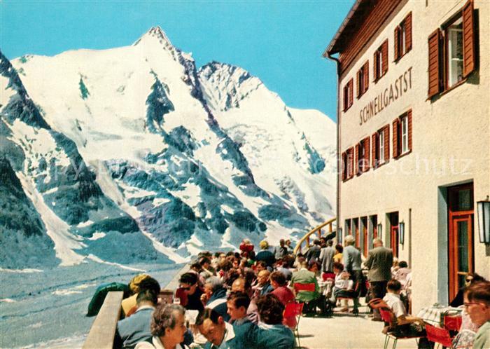 Heiligenblut Kaernten Schnellgaststaette Franz Josephs Huette Grossglockner Hohe