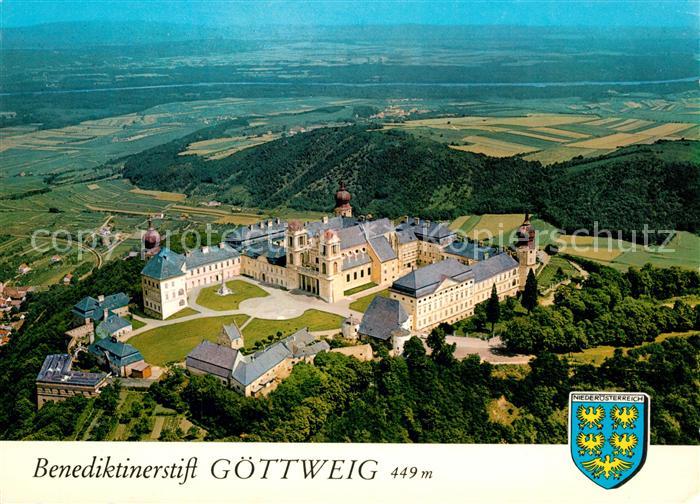 Furth Goettweig Benediktinerstift Donautal Fliegeraufnahme