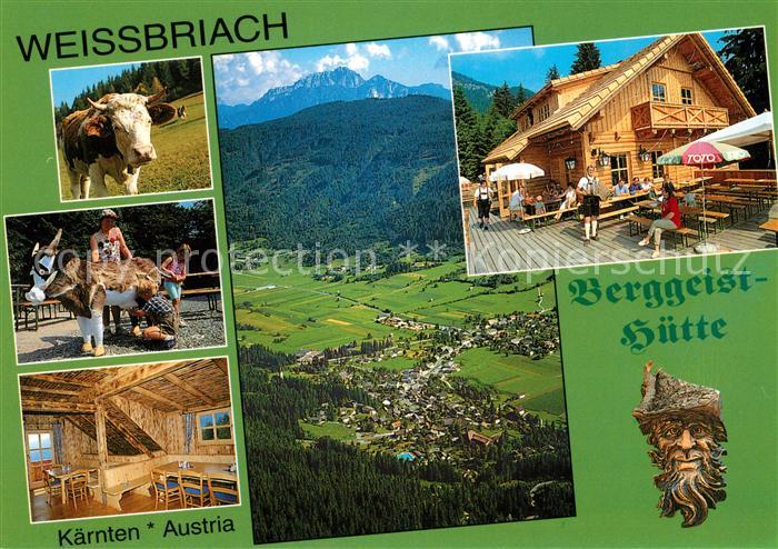 Weissbriach Berggeisthuette Panorama Gitschtal Gailtal Karawanken