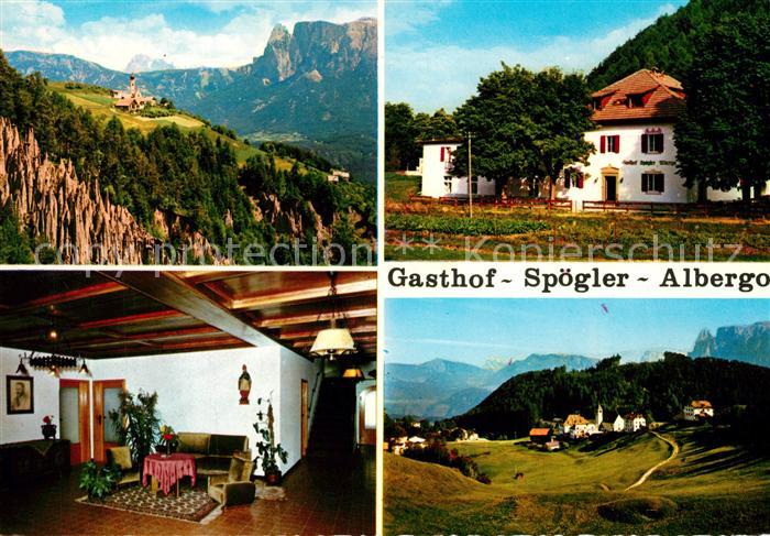 Lengmoos Ritten Gasthof Pension Spoegler Landschaftspanorama Alpen