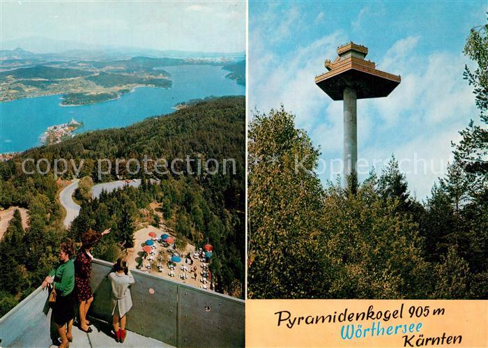 Keutschach See Pyramidenkogel Aussichtsturm Panoramablick