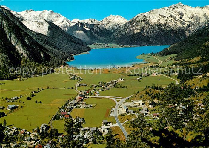 Maurach Achensee Blick gegen Pertisau und Karwendelgebirge