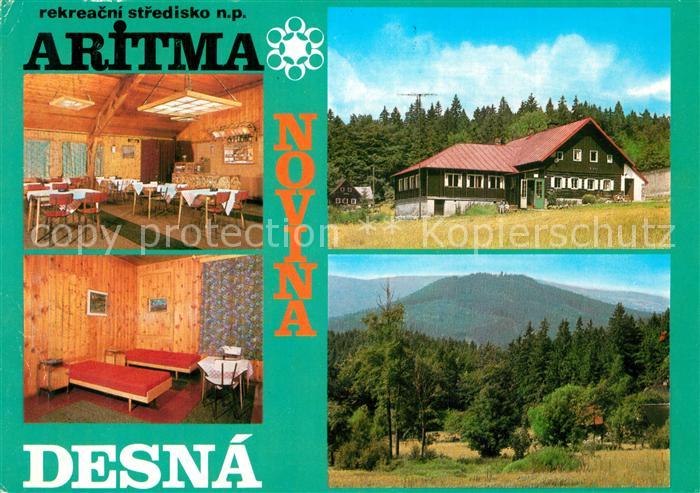 Desna Novina Rekreacni stredisko ROH n. p. Aritma Berghotel Landschaftspanorama