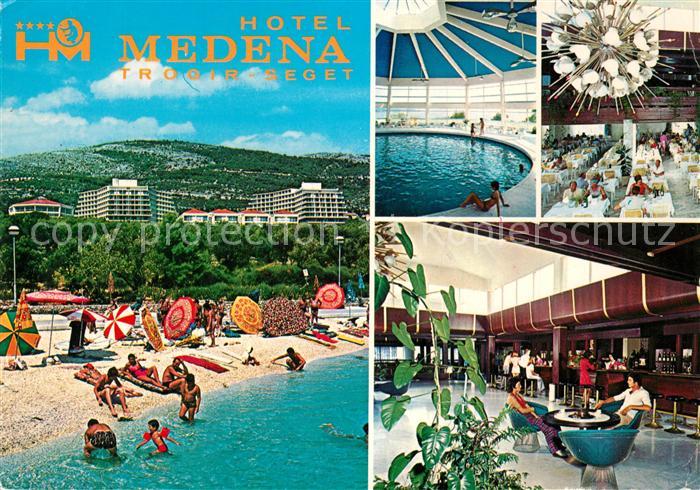 Trogir Trau Hotel Medena Restaurant Bar Hallenbad Strand