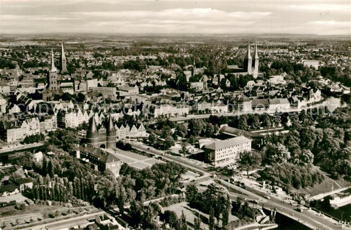 Luebeck Fliegeraufnahme