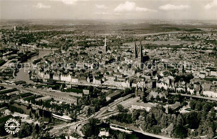 Luebeck Fliegeraufnahme