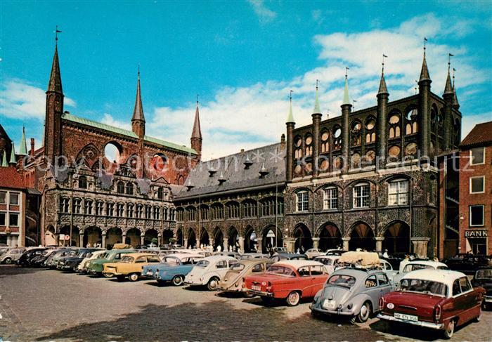 Luebeck Marktplatz Rathaus
