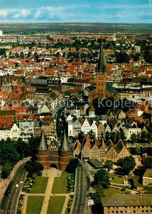 Luebeck Fliegeraufnahme