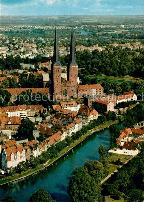 Luebeck Fliegeraufnahme