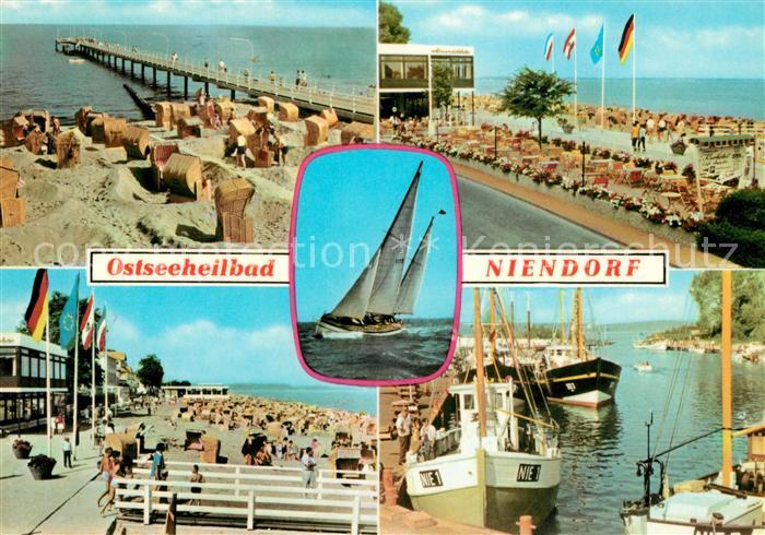 Niendorf Ostseebad Seebruecke Strand Hafen