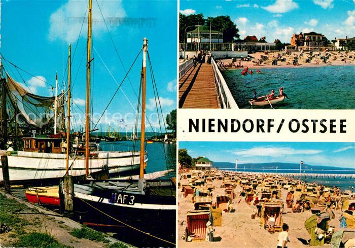 Niendorf Ostseebad Strand Hafen Seebruecke