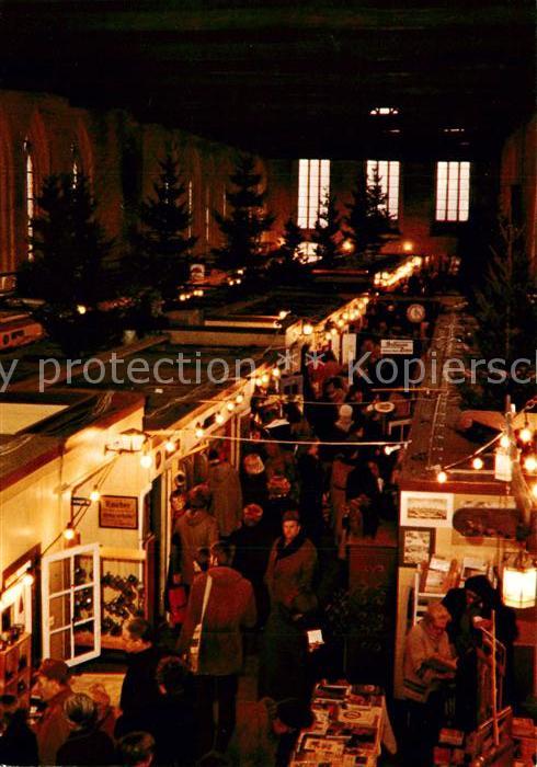 Luebeck Heiligen Geist Hospital Langhaus Nachtaufnahme
